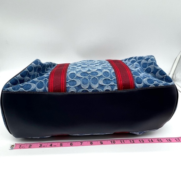 Coach Limited Edition Denim Signature Duffle Bag Archive Collection EUC with COA - Picture 13 of 16